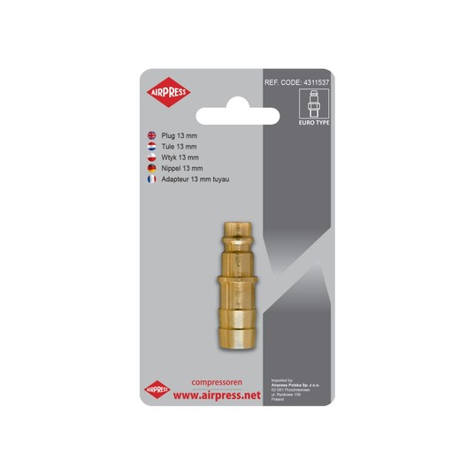 AIRPRESS SZYBKOZŁĄCZKA MĘSKA Z CHOINKĄ 13 46828 -zdjęcie numer 1