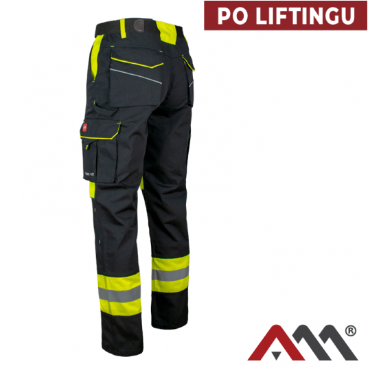 ARTMAS SPODNIE ROBOCZE PAS CLASSIC-VIS YELLOW r.58 -zdjęcie numer 2