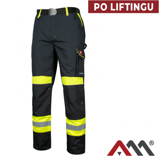 ARTMAS SPODNIE ROBOCZE PAS CLASSIC-VIS YELLOW r.58 -zdjęcie numer 1