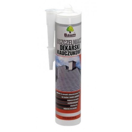 BAUM SILIKON DEKARSKI KAUCZUK CEGLASTY 280ml -zdjęcie numer 1