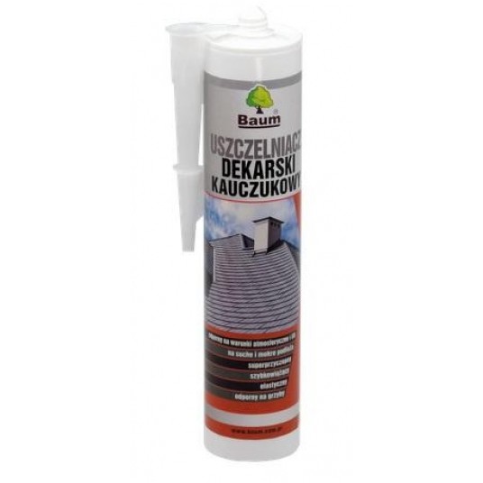 BAUM SILIKON DEKARSKI KAUCZUK SZARY 280ml -zdjęcie numer 1
