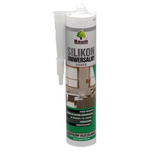 BAUM SILIKON UNIWERSALNY BIAŁY 280ml -zdjęcie numer 1