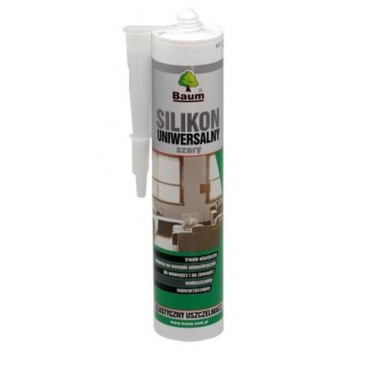 BAUM SILIKON UNIWERSALNY BIAŁY 280ml -zdjęcie numer 1