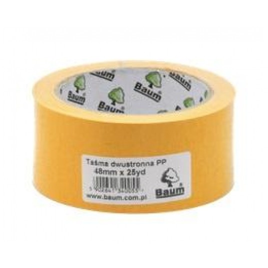 BAUM TAŚMA DWUSTRONNA 48mm 10m POLIPROPYLENOWA -zdjęcie numer 1