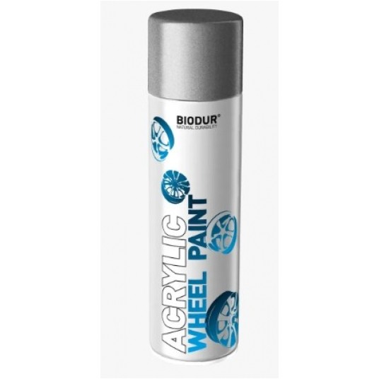 BIODUR SPRAY AKRYL DO FELG SREBRNY 500ml -zdjęcie numer 1
