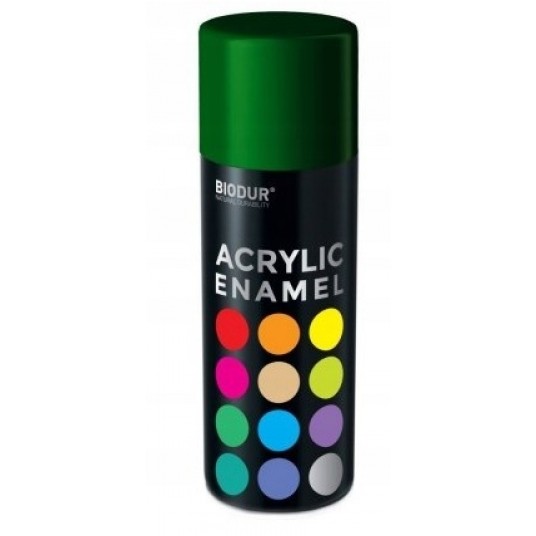 BIODUR SPRAY AKRYL ZIELONY RAL6005 400ml -zdjęcie numer 1