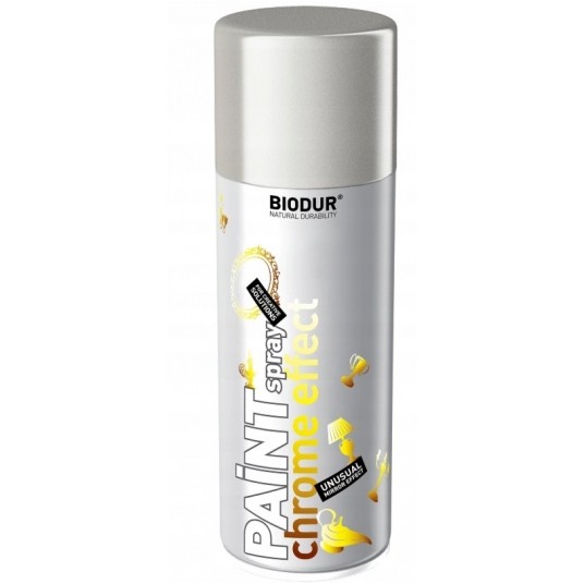 BIODUR SPRAY CHROME EFFEKT SREBRO 400ml -zdjęcie numer 1