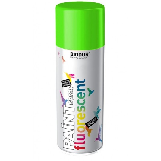BIODUR SPRAY FLUORES. ZIELONY RAL9015 400ml -zdjęcie numer 1