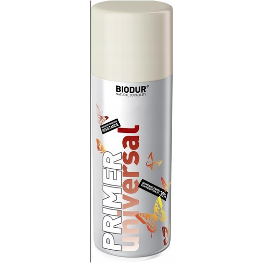 BIODUR SPRAY UNI. PODKŁADOWY BIAŁY 400ml -zdjęcie numer 1