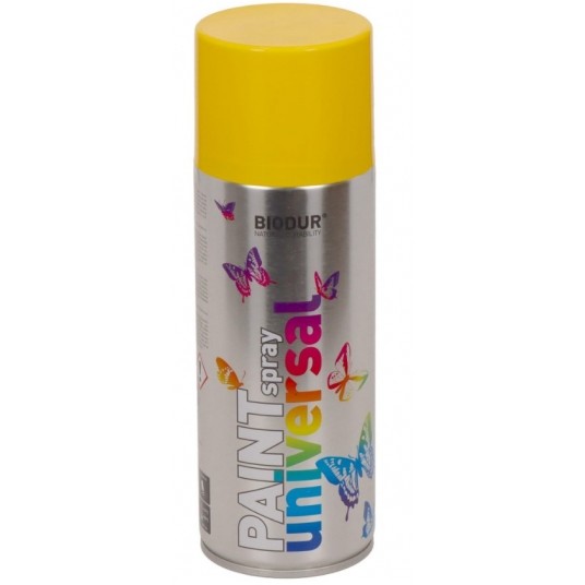 BIODUR SPRAY UNI. RAL1023 ŻÓŁTY DROGOWY 400ml -zdjęcie numer 1