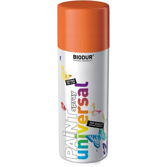 BIODUR SPRAY UNI. RAL2004 POMARAŃCZ CZYSTY 400ml -zdjęcie numer 1