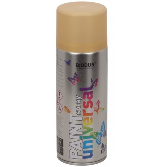 BIODUR SPRAY UNI. RAL3050 ZŁOTY JASNY 400ml -zdjęcie numer 1