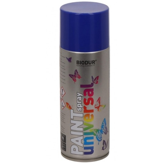 BIODUR SPRAY UNI. RAL5002 GRANAT ULTRAMARYN 400ml -zdjęcie numer 1