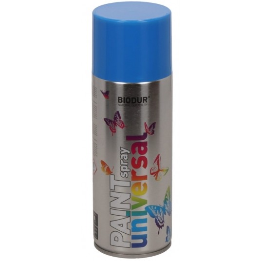 BIODUR SPRAY UNI. RAL5015 BŁĘKITNY 400ml -zdjęcie numer 1