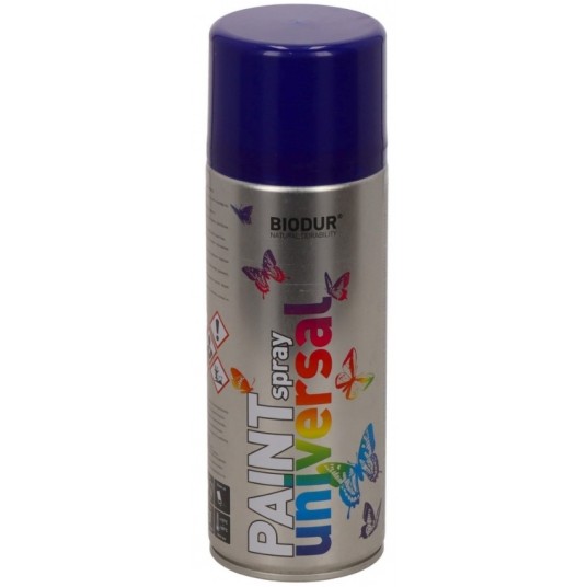 BIODUR SPRAY UNI. RAL5022 NIEBIESKI MGLISTY 400ml -zdjęcie numer 1