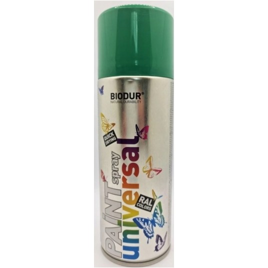 BIODUR SPRAY UNI. RAL6002 ZIELONY LIŚCIASTY 400ml -zdjęcie numer 1
