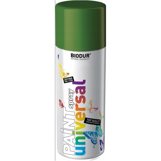 BIODUR SPRAY UNI. RAL6010 ZIELONY LEKKI 400ml -zdjęcie numer 1