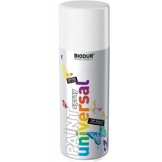 BIODUR SPRAY UNI. RAL9003 BIAŁY SYGN. POŁYSK 400ml -zdjęcie numer 1