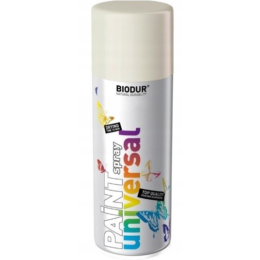 BIODUR SPRAY UNI. RAL9010 BIAŁY POŁYSK 400ml -zdjęcie numer 1