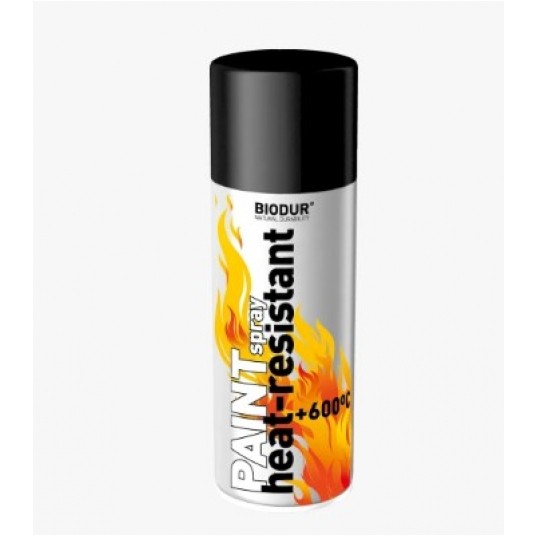 BIODUR SPRAY ŻAROODPORNY CZARNY 400ml -zdjęcie numer 1