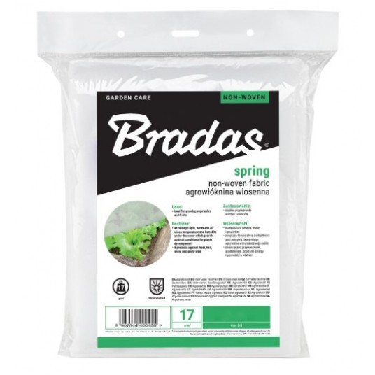 BRADAS AGROWŁÓKNINA 17g WIOSENNA BIAŁA 1,1X 5m -zdjęcie numer 2