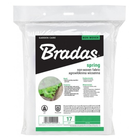 BRADAS AGROWŁÓKNINA 17g WIOSENNA BIAŁA 1,1X10m -zdjęcie numer 2