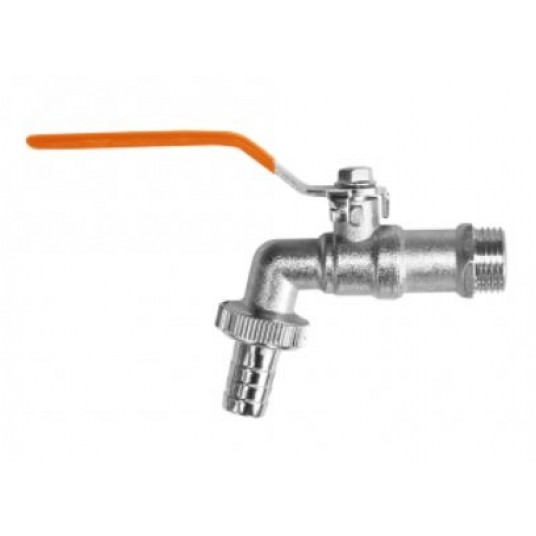 BRADAS KRAN KULOWY GZ 3/4" WYJŚCIE NA WĄŻ 3/4" MOS -zdjęcie numer 1