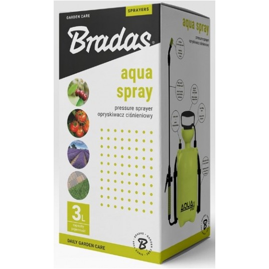 BRADAS OPRYSKIWACZ CIŚNIENIOWY 3L AQUA SPRAY LIME -zdjęcie numer 2