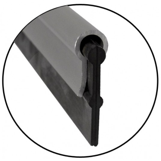 BRADAS ŚCIĄGACZKA DO WODY Z PODŁÓG 60cm ALU TRZ.DR -zdjęcie numer 2