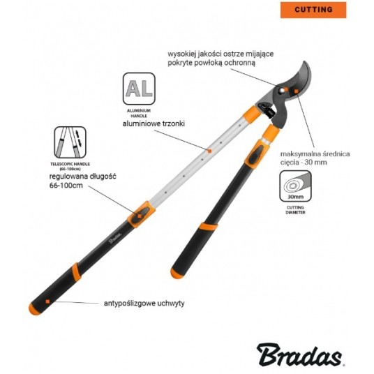 BRADAS SEKATOR DO GAŁĘZI TELESK ALUM OSTR MIJAJĄCE -zdjęcie numer 4