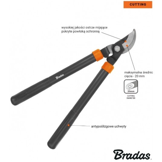 BRADAS SEKATOR V-SERIES-P DO GAŁĘZI OSTRZE MIJAJĄC -zdjęcie numer 3