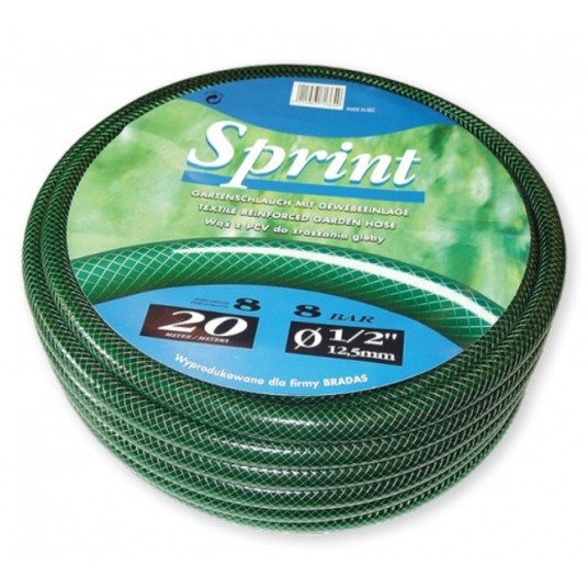 BRADAS WĄŻ OGRODOWY ZIELONY SPRINT 1/2" 20m -zdjęcie numer 1