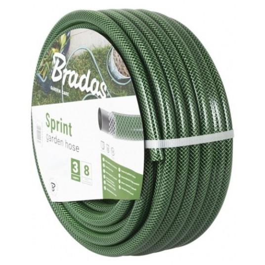 BRADAS WĄŻ OGRODOWY ZIELONY SPRINT 1/2" 30m -zdjęcie numer 1
