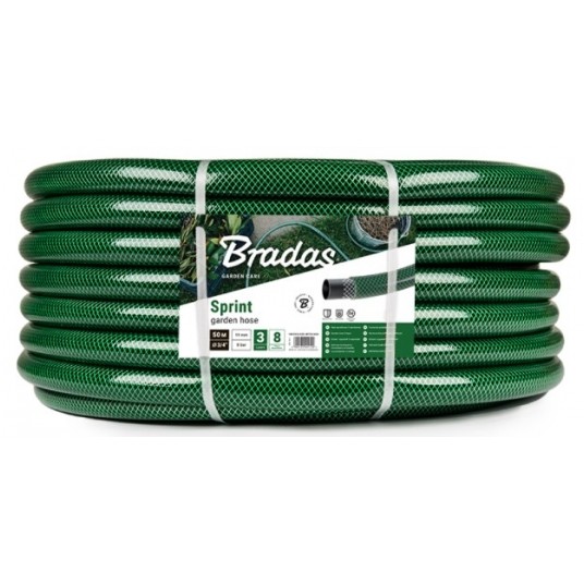 BRADAS WĄŻ OGRODOWY ZIELONY SPRINT 1" 50m -zdjęcie numer 1