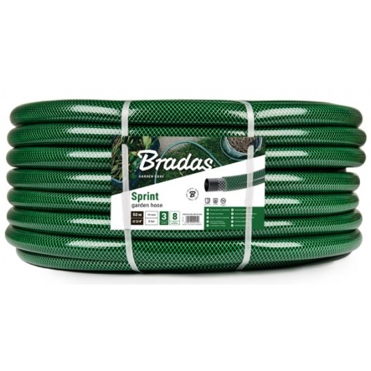 BRADAS WĄŻ OGRODOWY ZIELONY SPRINT 3/4" 50m -zdjęcie numer 1