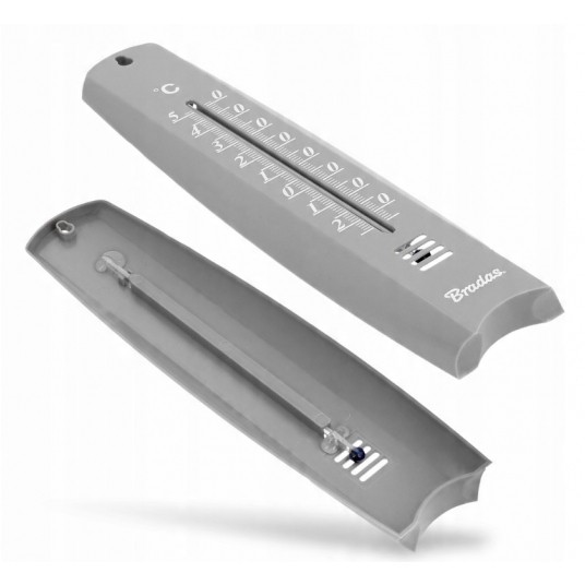 BRADAS WHITE LINE TERMOMETR ZEW. PLASTIKOWY SZARY -zdjęcie numer 10