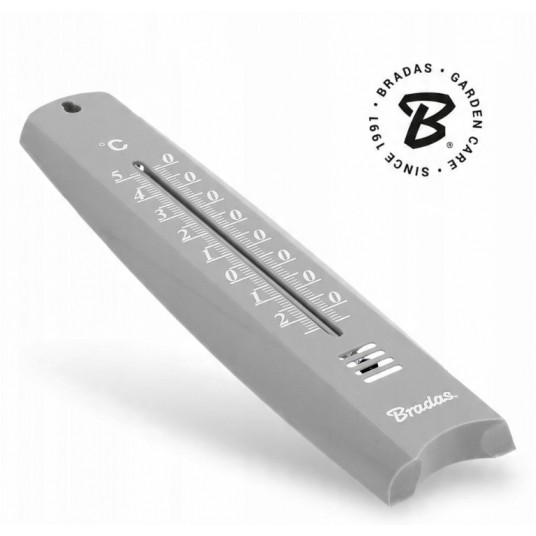 BRADAS WHITE LINE TERMOMETR ZEW. PLASTIKOWY SZARY -zdjęcie numer 9