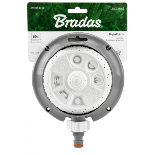 BRADAS ZRASZACZ 8-FUNKCYJNY NA PODSTAWIE WHITE LIN -zdjęcie numer 2