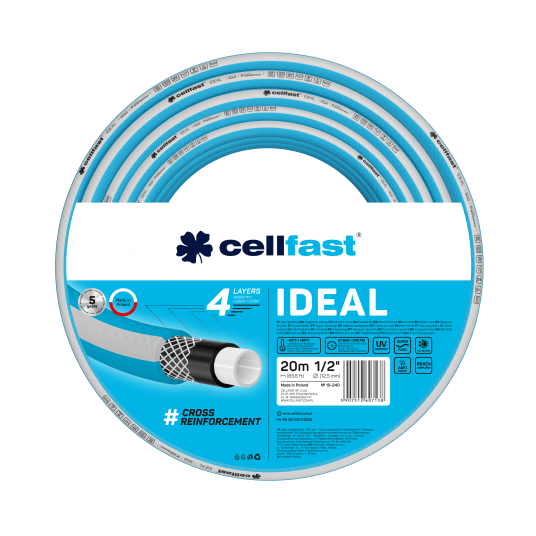 CELLFAST WĄŻ OGRODOWY IDEAL 1/2" 20m 10-240 -zdjęcie numer 1