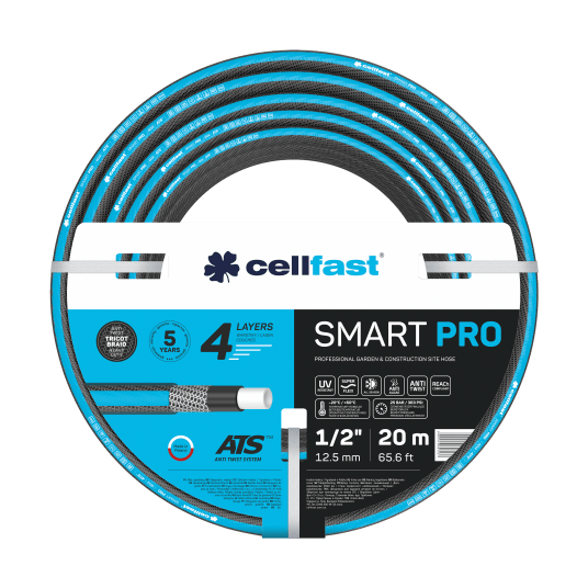 CELLFAST WĄŻ OGRODOWY SMART PRO ATS 1/2" 20m -zdjęcie numer 1
