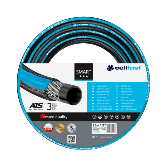CELLFAST WĄŻ OGRODOWY SMART PRO ATS 1/2" 25m -zdjęcie numer 1