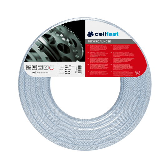 CELLFAST WĄŻ TECHNICZNY ZBROJONY 8mm 2,0mm (50m) -zdjęcie numer 1