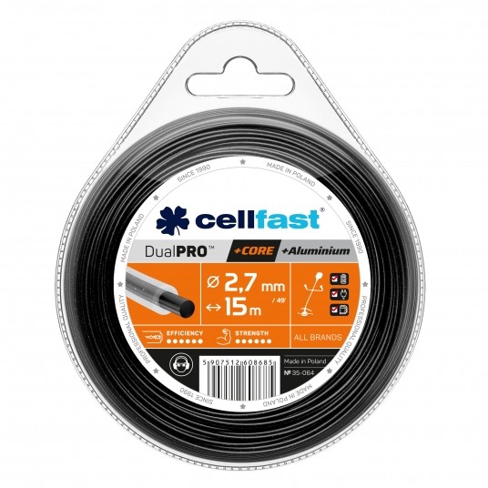 CELLFAST ŻYŁKA TNĄCA Z RDZENIEM DUAL PRO 2,7mm 15m -zdjęcie numer 1