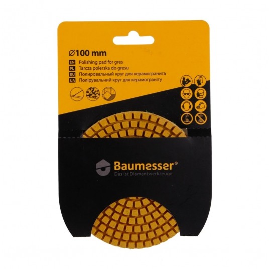DISTAR DYSK POLERSKI DIAM 100mm gr. 120 BAUMESSER -zdjęcie numer 5