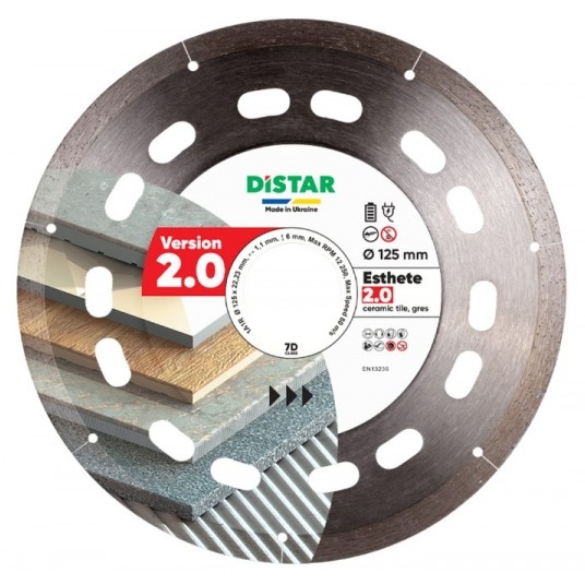 DISTAR TARCZA DIAM 125x1,1 ESTHETE 1A1R -zdjęcie numer 1