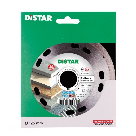 DISTAR TARCZA DIAM 125x1,1x8 CIĄGŁA ESTHETE -zdjęcie numer 5