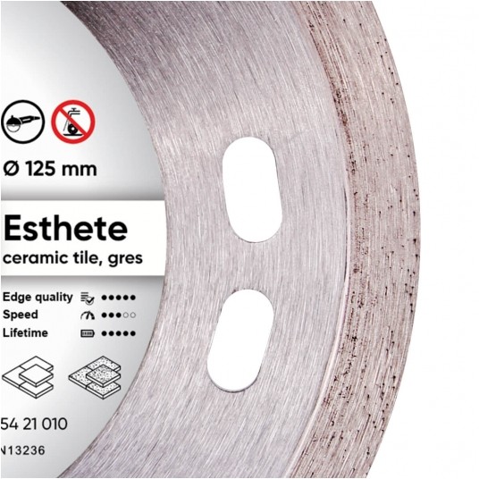 DISTAR TARCZA DIAM 125x1,1x8 CIĄGŁA ESTHETE -zdjęcie numer 3
