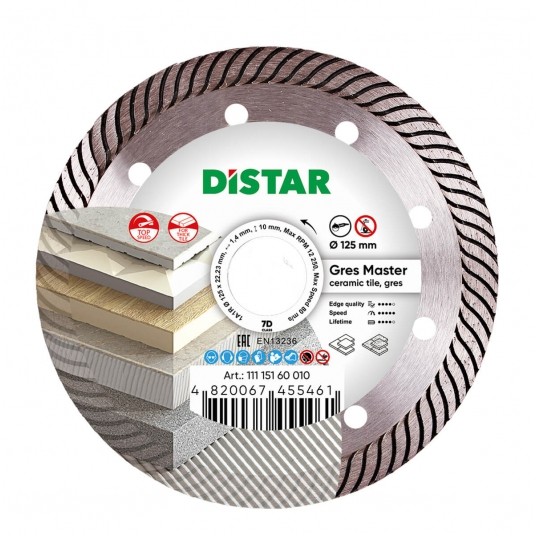 DISTAR TARCZA DIAM 125x1,4 1A1R GRES MASTER -zdjęcie numer 1