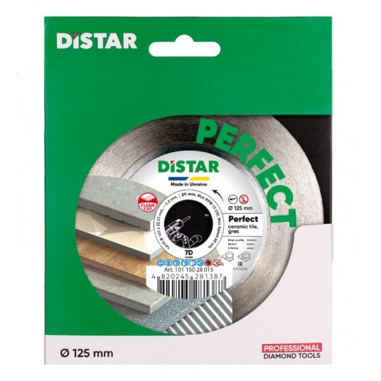 DISTAR TARCZA DIAM 125X1,5X22,23 1A1R PERFECT -zdjęcie numer 5