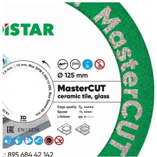 DISTAR TARCZA DIAM 125x1,6/1,0x15x22,23 1A1R V -zdjęcie numer 2